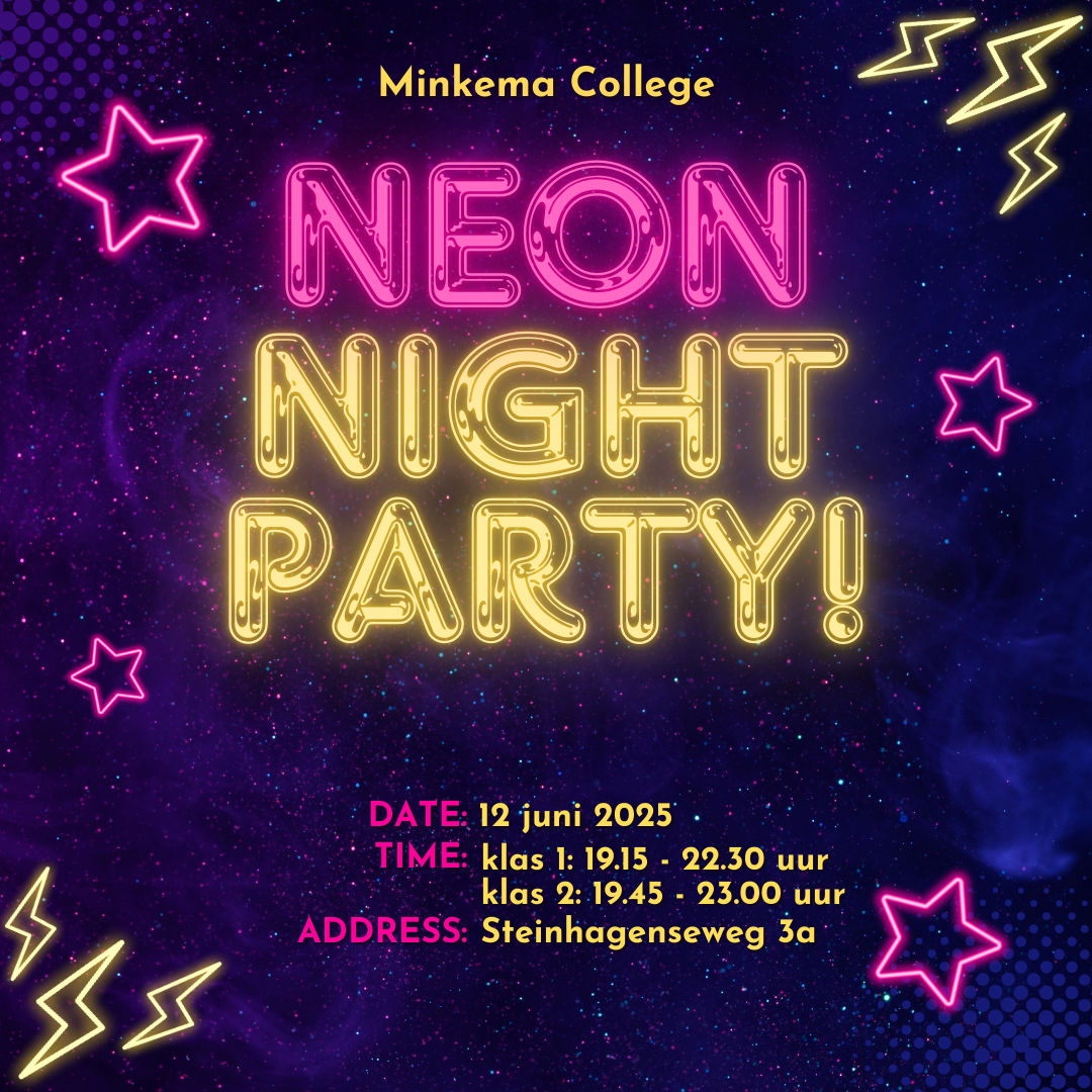 Neon party vmbo