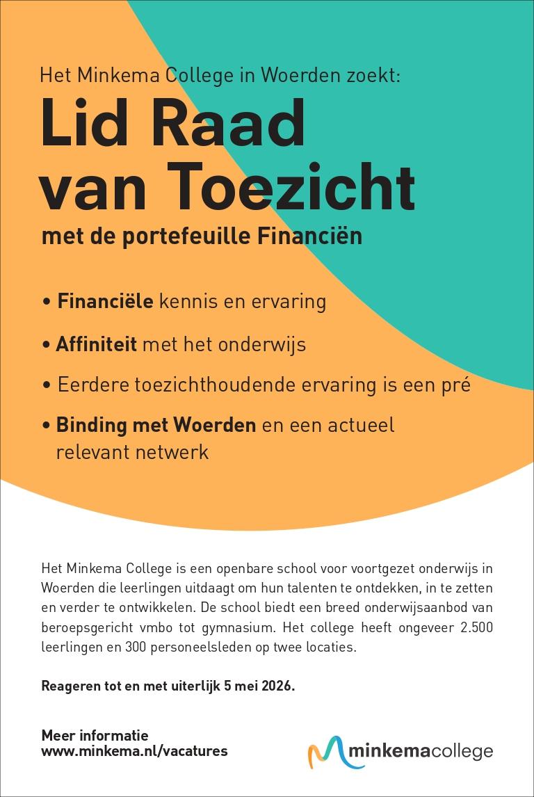 Vacature Raad van Toezicht